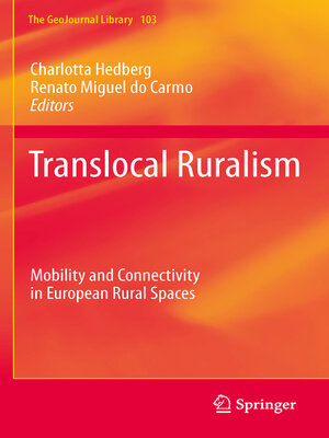 cover image of Translocal Ruralism